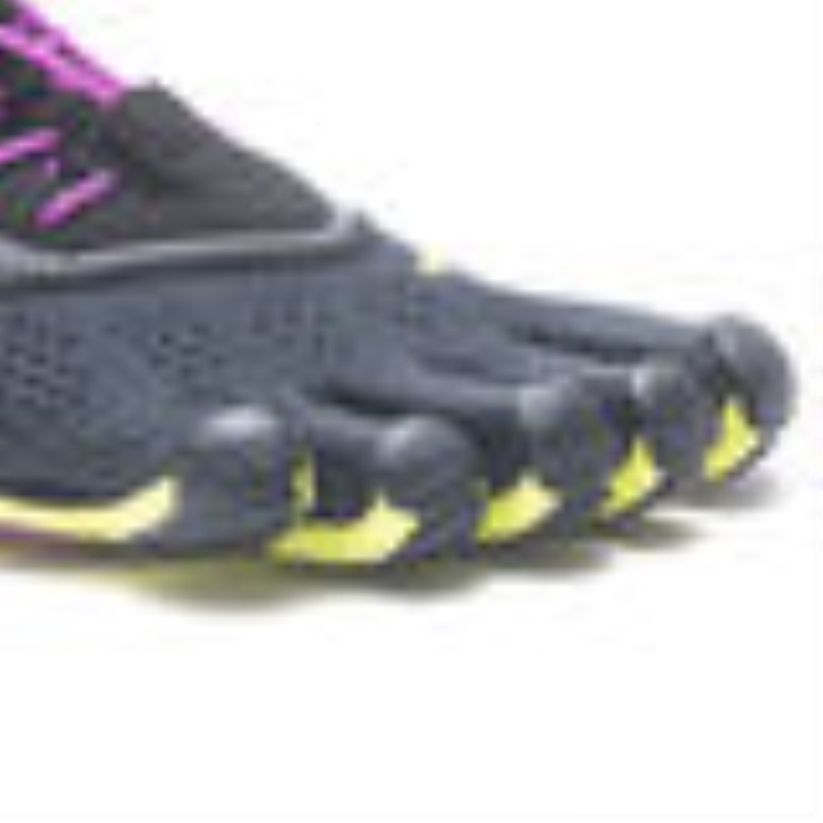 Fekete-sárga-lila Vibram V-run Női