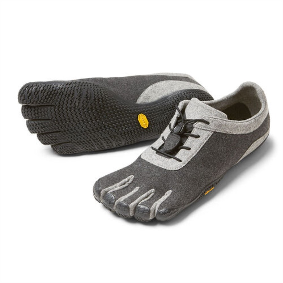 Kso öko Gyapjú Férfi Világosszürke-fekete Vibram