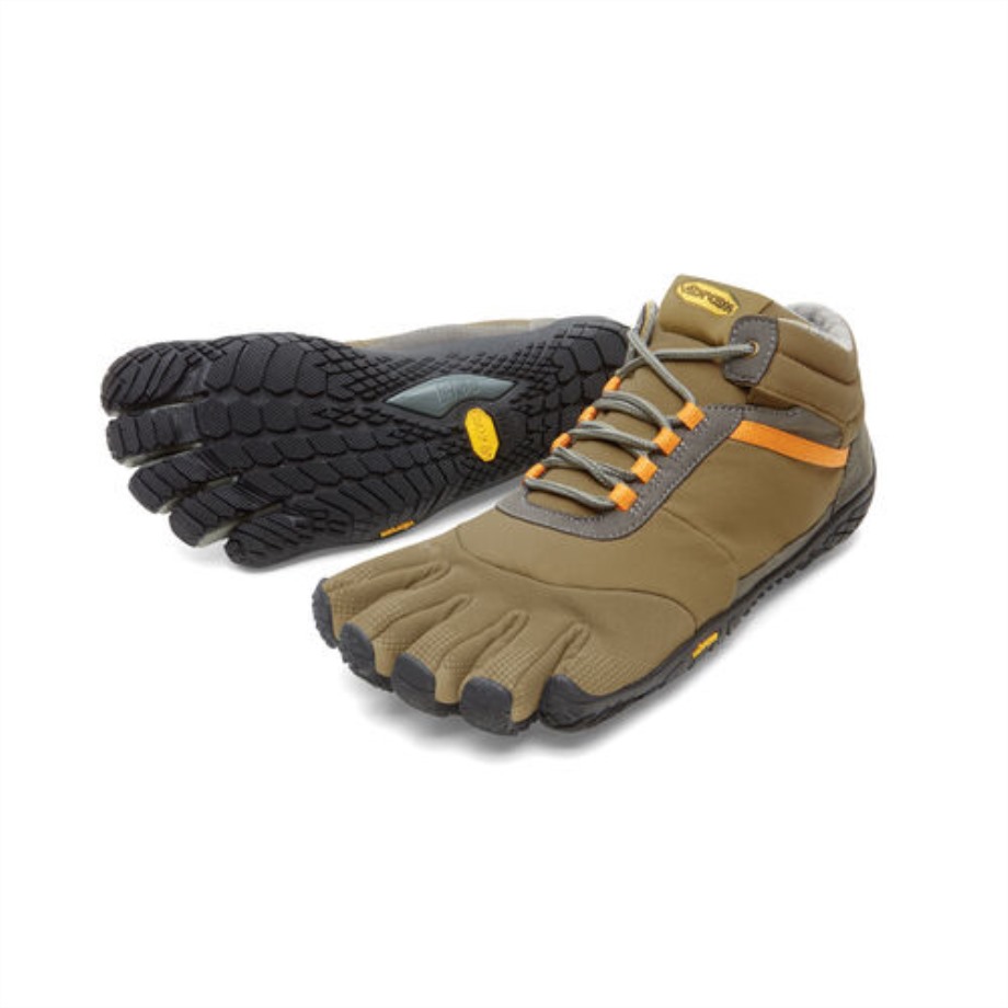 Khaki-narancs Vibram Trek Emelkedő Szigetelt